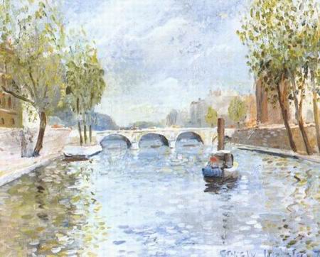 French Countryside oil painting